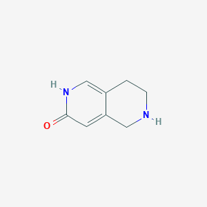molecular formula C8H10N2O B8211409 5,6,7,8-tetrahydro-2H-2,6-naphthyridin-3-one 