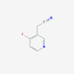 molecular formula C7H5FN2 B8211448 4-Fluoropyridine-3-acetonitrile 