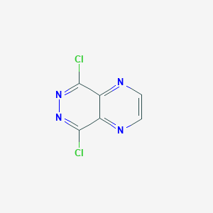 molecular formula C6H2Cl2N4 B082115 5,8-Dichloropyrazino[2,3-d]pyridazine CAS No. 13480-43-8