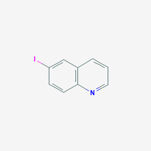 molecular formula C9H6IN B082116 6-碘喹啉 CAS No. 13327-31-6