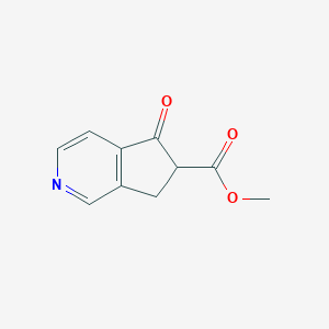 molecular formula C10H9NO3 B8211685 Methyl 5-oxo-6,7-dihydro-5H-cyclopenta[C]pyridine-6-carboxylate 