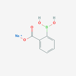 molecular formula C7H6BNaO4 B8211857 Sodium 2-boronobenzoate 