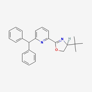 (S)-2-(6-Benzhydrylpyridin-2-yl)-4-(tert-butyl)-4,5-dihydrooxazole