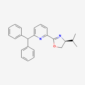 (S)-2-(6-Benzhydrylpyridin-2-yl)-4-isopropyl-4,5-dihydrooxazole