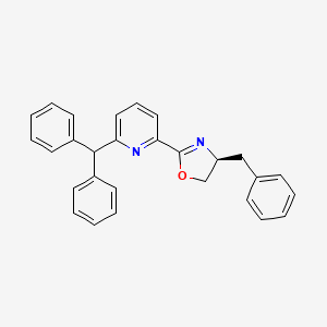 (S)-2-(6-Benzhydrylpyridin-2-yl)-4-benzyl-4,5-dihydrooxazole