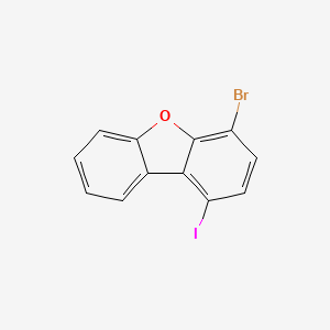 molecular formula C12H6BrIO B8211999 4-Bromo-1-iododibenzo[b,d]furan 