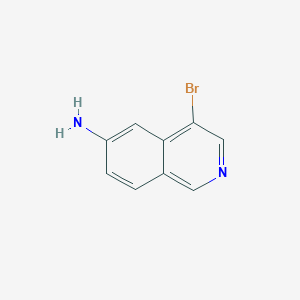 molecular formula C9H7BrN2 B8212005 4-Bromoisoquinolin-6-amine 