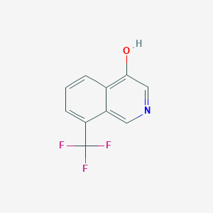 molecular formula C10H6F3NO B8212027 8-(Trifluoromethyl)isoquinolin-4-ol 