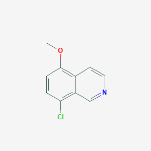molecular formula C10H8ClNO B8212045 8-Chloro-5-methoxyisoquinoline 