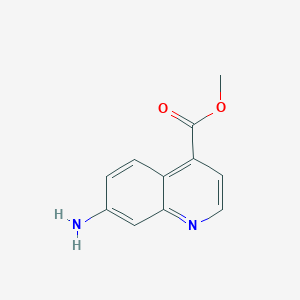 molecular formula C11H10N2O2 B8212047 Methyl 7-aminoquinoline-4-carboxylate 
