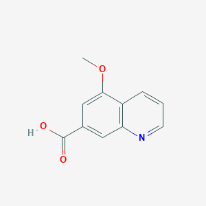 molecular formula C11H9NO3 B8212057 5-Methoxyquinoline-7-carboxylic acid 
