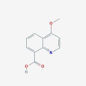 molecular formula C11H9NO3 B8212064 4-Methoxyquinoline-8-carboxylic acid 