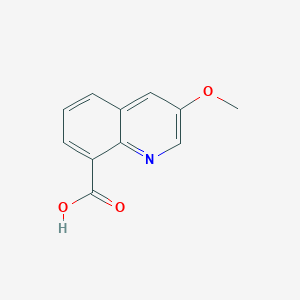molecular formula C11H9NO3 B8212076 3-Methoxyquinoline-8-carboxylic acid 