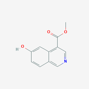 molecular formula C11H9NO3 B8212105 Methyl 6-hydroxyisoquinoline-4-carboxylate 