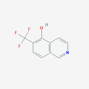 molecular formula C10H6F3NO B8212127 6-(Trifluoromethyl)isoquinolin-5-ol 