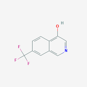 molecular formula C10H6F3NO B8212146 7-(Trifluoromethyl)isoquinolin-4-ol 
