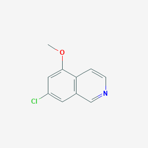 molecular formula C10H8ClNO B8212158 7-Chloro-5-methoxyisoquinoline 