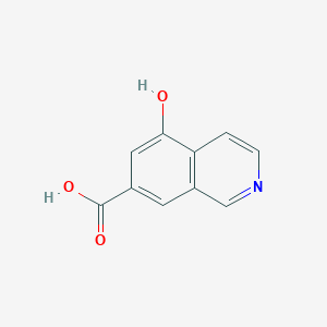 molecular formula C10H7NO3 B8212159 5-Hydroxyisoquinoline-7-carboxylic acid 