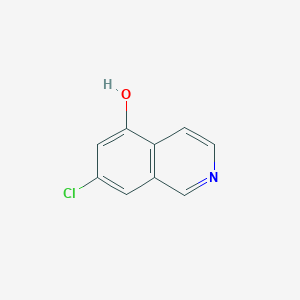 molecular formula C9H6ClNO B8212161 7-Chloroisoquinolin-5-ol 