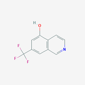 molecular formula C10H6F3NO B8212168 7-(Trifluoromethyl)isoquinolin-5-ol 