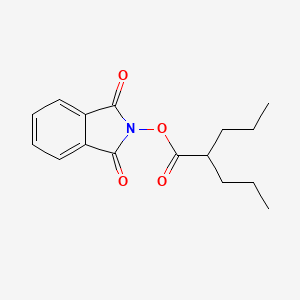 molecular formula C16H19NO4 B8212235 1,3-Dioxoisoindolin-2-yl 2-propylpentanoate 
