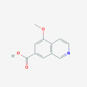 molecular formula C11H9NO3 B8212268 5-Methoxyisoquinoline-7-carboxylic acid 