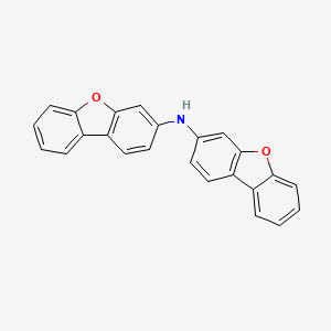 molecular formula C24H15NO2 B8212274 Bis(dibenzo[b,d]furan-3-yl)amine 