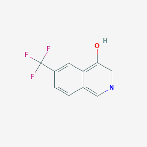 molecular formula C10H6F3NO B8212282 6-(Trifluoromethyl)isoquinolin-4-ol 