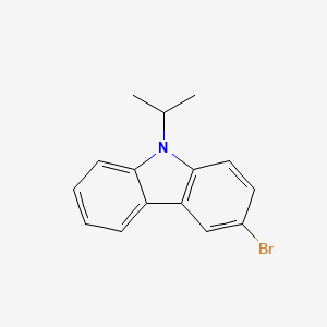 molecular formula C15H14BrN B8212318 3-Bromo-9-isopropyl-9H-carbazole 