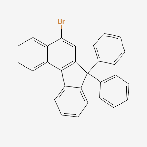 molecular formula C29H19Br B8212323 5-Bromo-7,7-diphenyl-7H-benzo[c]fluorene 