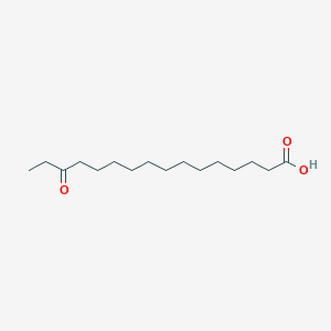 14-Oxohexadecanoic acid