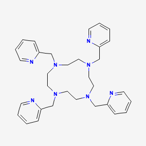 molecular formula C32H40N8 B8212441 1,4,7,10-Tetrakis(2-pyridylmethyl)-1,4,7,10-tetraazacyclododecane CAS No. 185130-32-9