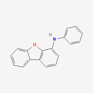 molecular formula C18H13NO B8212519 N-苯基二苯并[b,d]呋喃-4-胺 
