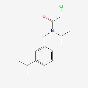 molecular formula C15H22ClNO B8212546 2-Chloro-N-isopropyl-N-(3-isopropylbenzyl)acetamide 