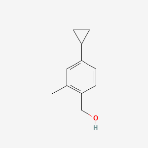 molecular formula C11H14O B8212566 (4-Cyclopropyl-2-methylphenyl)methanol 