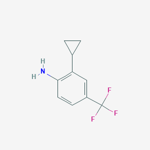 2-Cyclopropyl-4-(trifluoromethyl)aniline