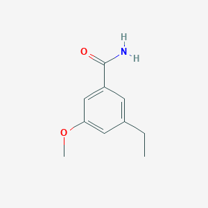 molecular formula C10H13NO2 B8212781 3-Ethyl-5-methoxybenzamide 