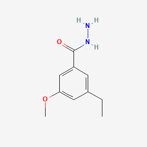 molecular formula C10H14N2O2 B8212784 3-Ethyl-5-methoxybenzohydrazide 