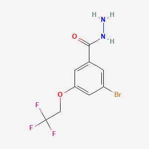 3-Bromo-5-(2,2,2-trifluoroethoxy)benzohydrazide