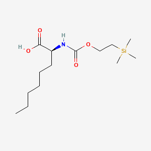 (S)-2-(((2-(Trimethylsilyl)ethoxy)carbonyl)amino)octanoic acid