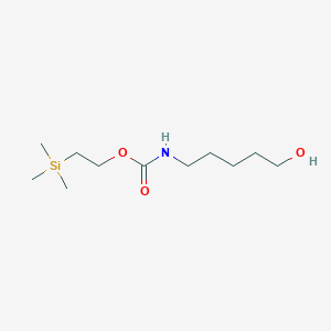 Carbamic acid, (5-hydroxypentyl)-, 2-(trimethylsilyl)ethyl ester