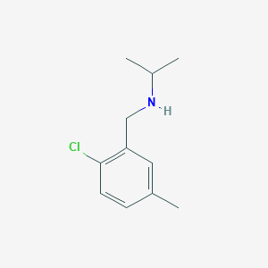 molecular formula C11H16ClN B8212892 N-(2-Chloro-5-methylbenzyl)propan-2-amine 