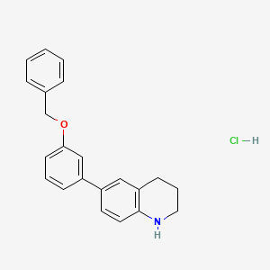 6-(3-(Benzyloxy)phenyl)-1,2,3,4-tetrahydroquinoline hydrochloride