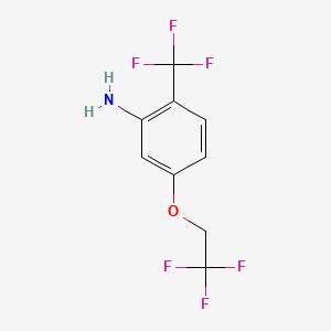 5-(2,2,2-Trifluoroethoxy)-2-(trifluoromethyl)aniline
