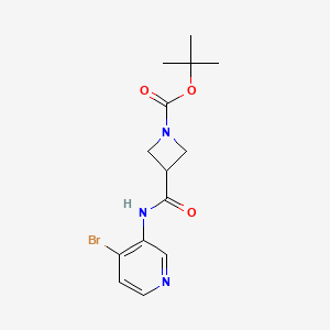 tert-Butyl 3-((4-bromopyridin-3-yl)carbamoyl)azetidine-1-carboxylate