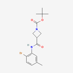 tert-Butyl 3-((2-bromo-5-methylphenyl)carbamoyl)azetidine-1-carboxylate