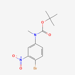 tert-Butyl (4-bromo-3-nitrophenyl)(methyl)carbamate