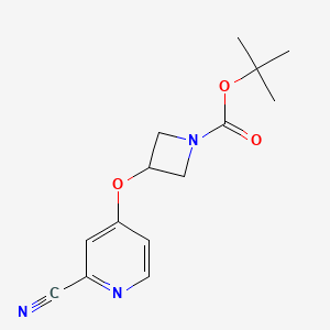 tert-Butyl 3-((2-cyanopyridin-4-yl)oxy)azetidine-1-carboxylate