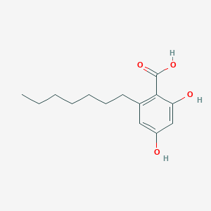 2-Heptyl-4,6-dihydroxybenzoic acid