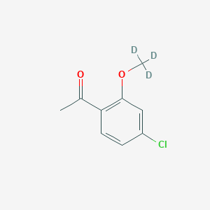 Ethanone,1-[4-chloro-2-(methoxy-d3)phenyl]-